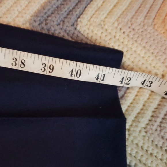 Topshop topman blue ares skinny trouser navy 100 percent wool lined 34" waist - Picture 15 of 15